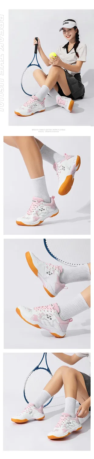 Спортивные кроссовки для тенниса и бадминтона, White/Blue — фото 4