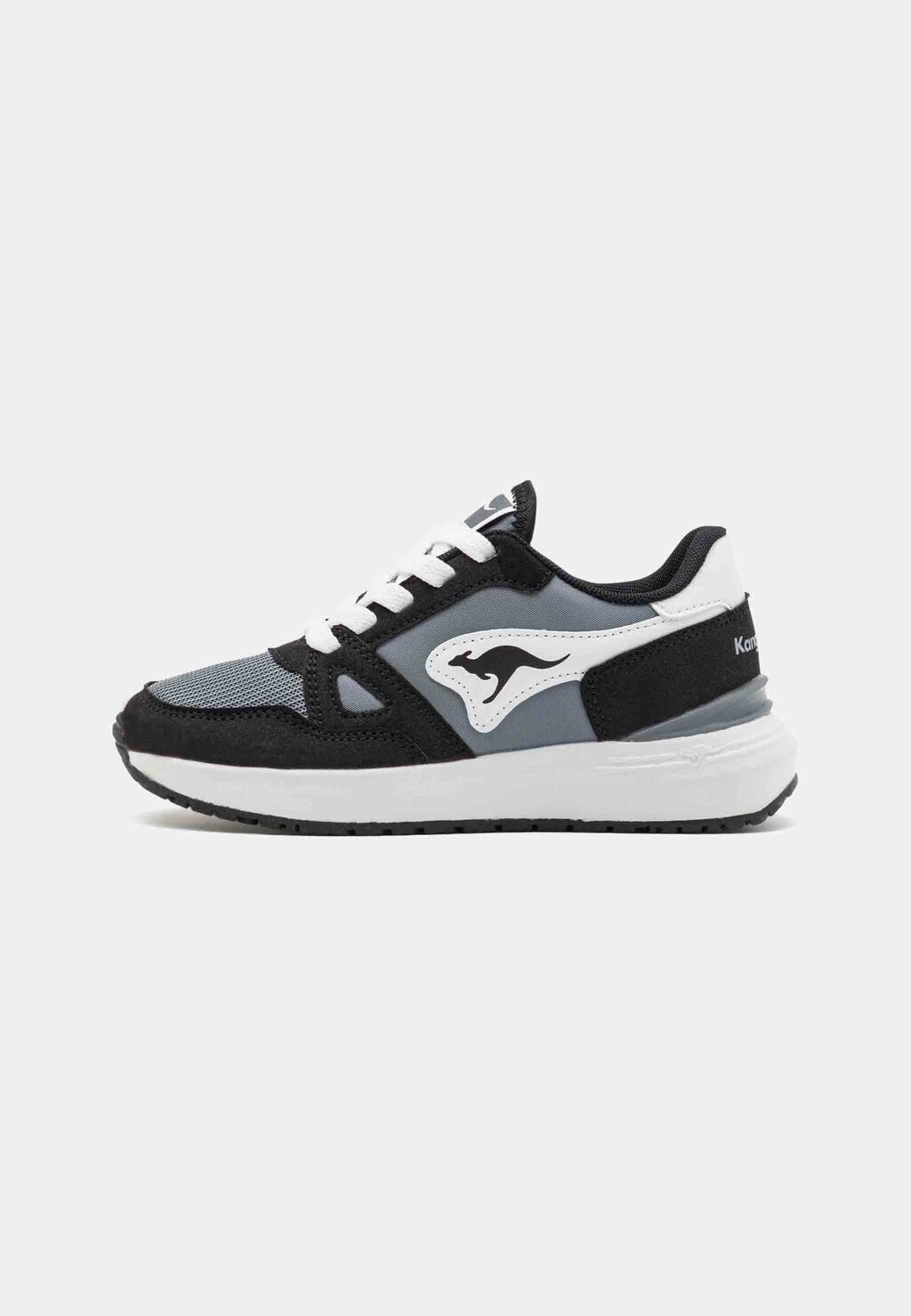 

Низкие кроссовки K-Sneak Jay Unisex KangaROOS, цвет jet black/steel grey, Серый, Низкие кроссовки K-Sneak Jay Unisex KangaROOS, цвет jet black/steel grey