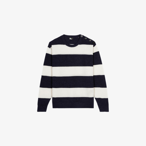 

Джемпер The Kooples с полосками, экрю