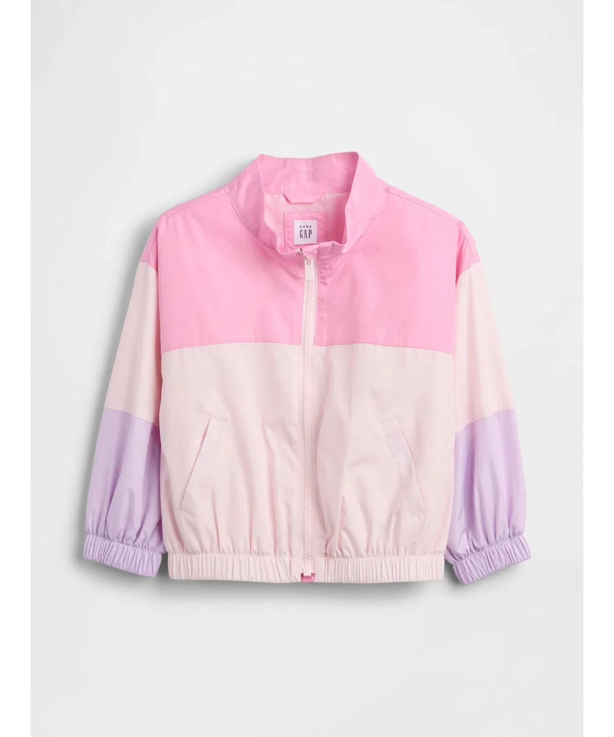 Ветровка Gap с логотипом, детская, розовая