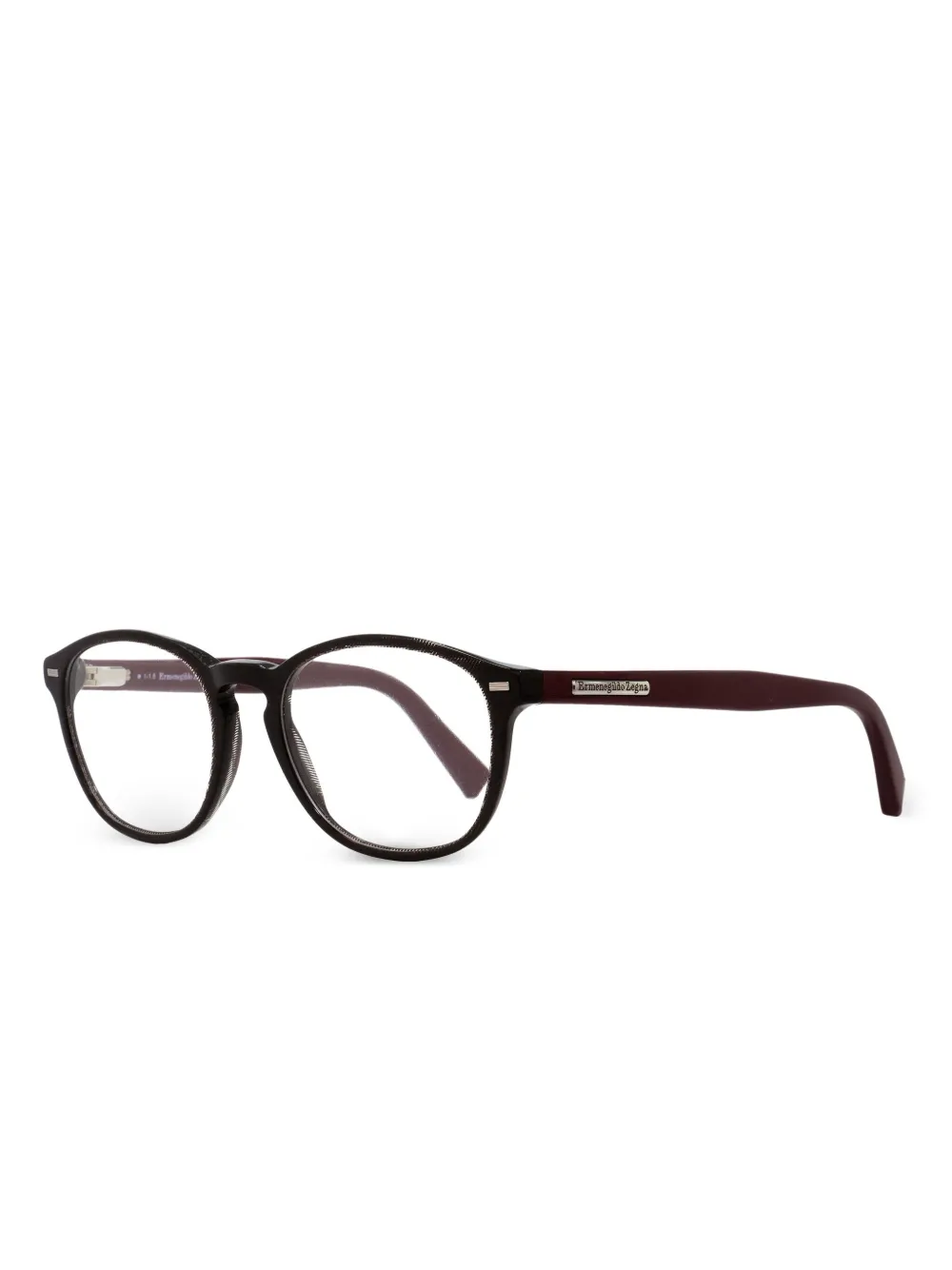 

Очки в круглой оправе Zegna, красный