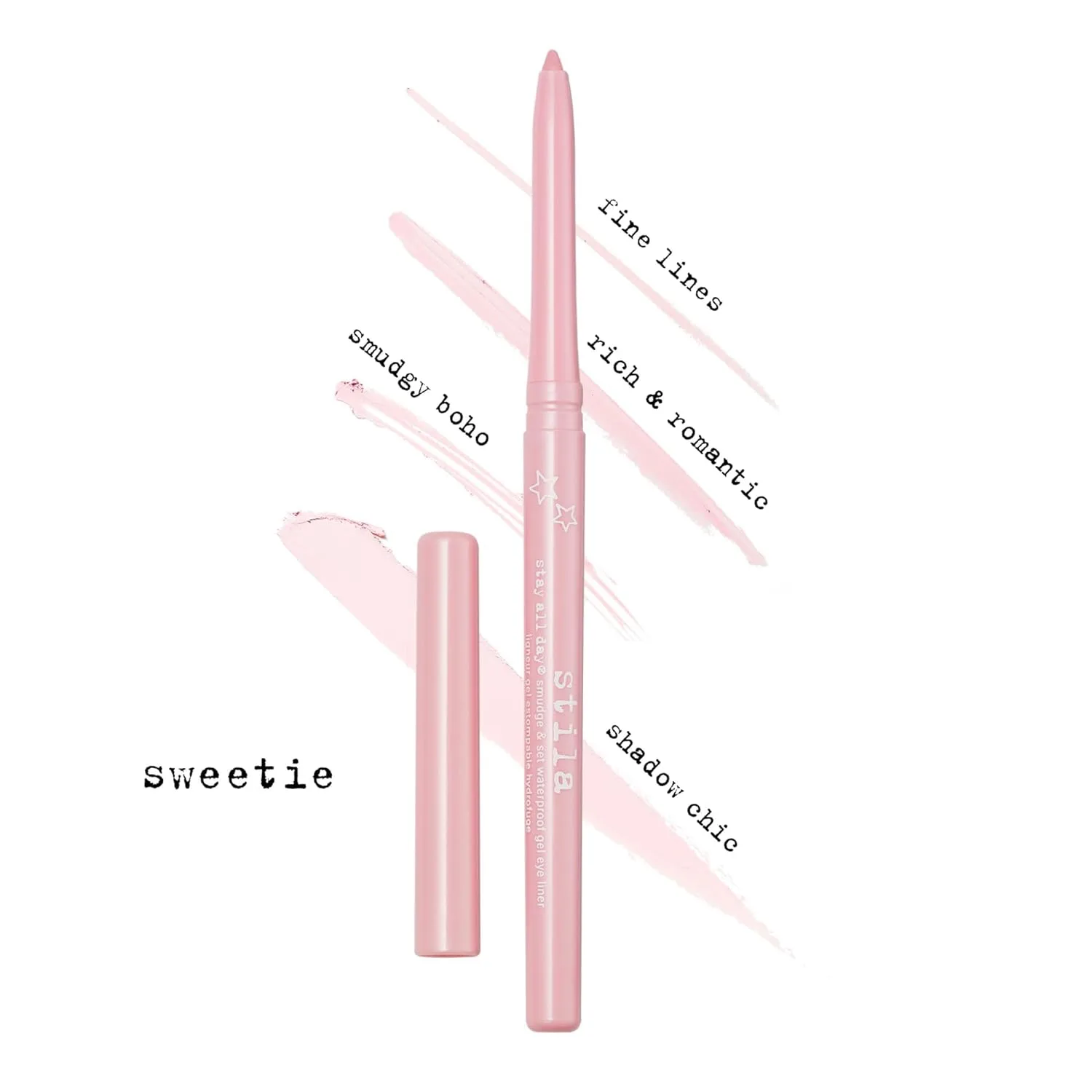 Stila Stay All Day Smudge & Set Waterproof Gel Liner, гелевый карандаш для подводки, стойкость 12 часов, Sweetie — фото 3