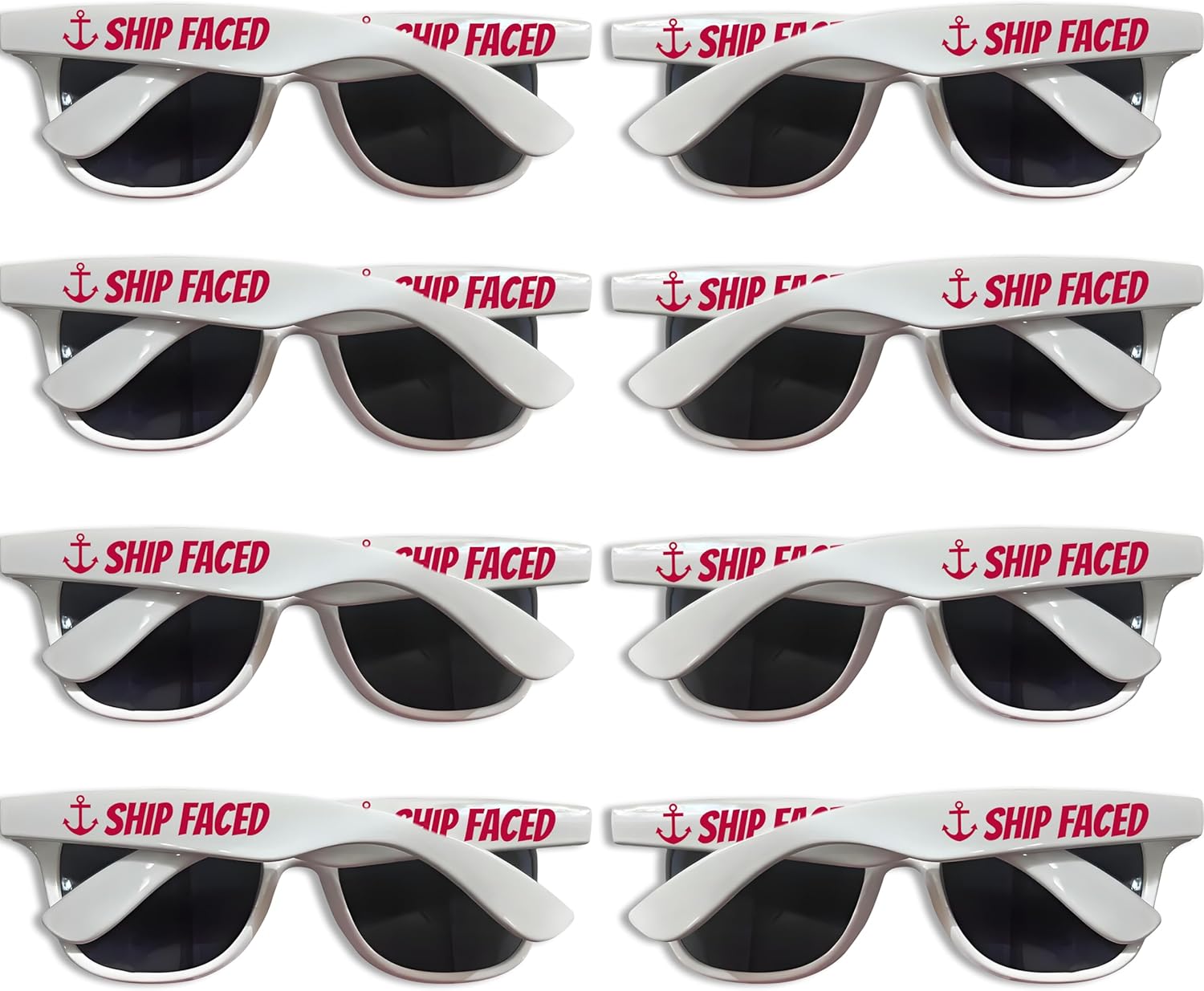 

Персонализированные солнцезащитные очки оптом для вечеринок, свадебные солнцезащитные очки на заказ (10-200 штук), подарок на день рождения, для отдыха у бассейна, для взрослых гостей DFDG, White