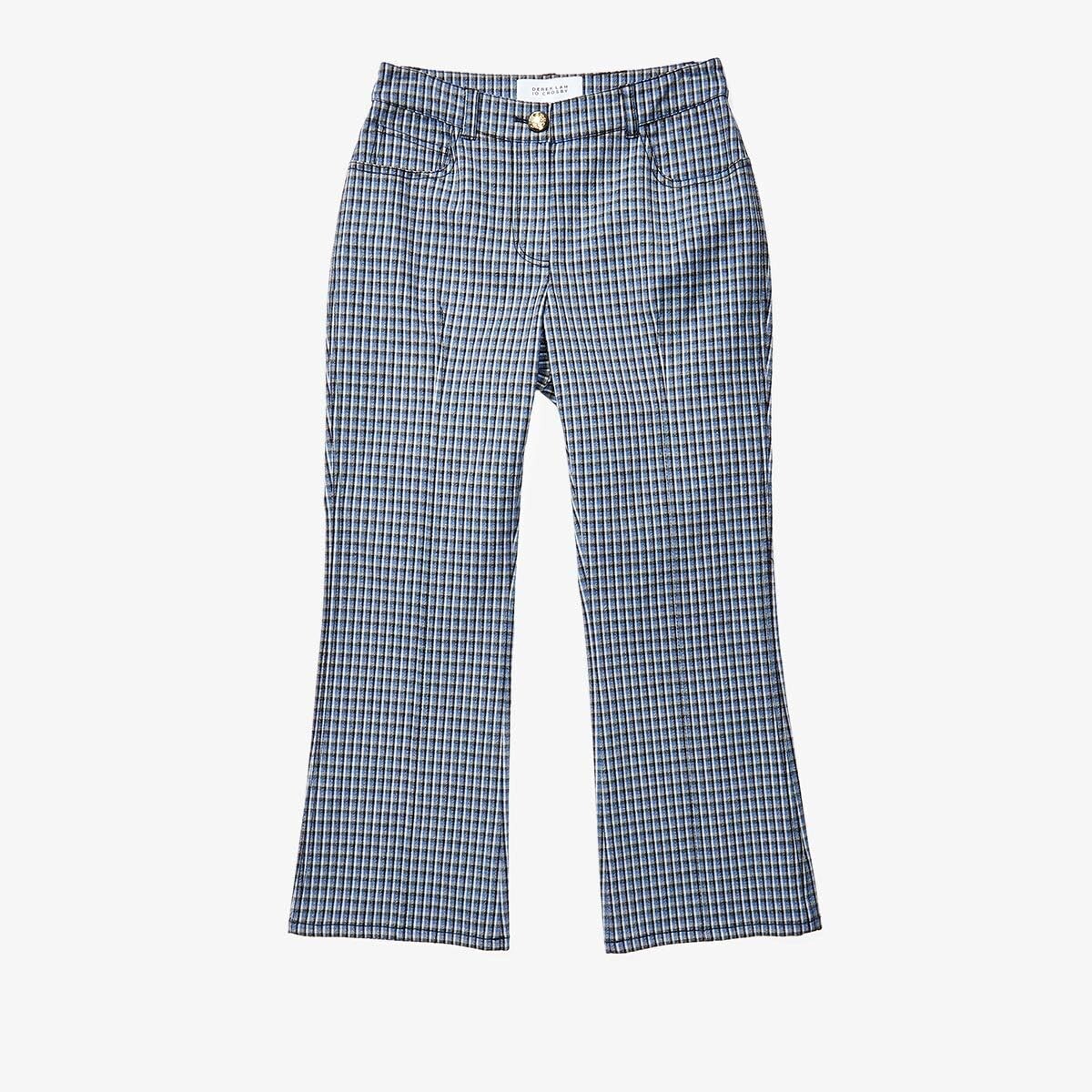 

Джинсы Derek Lam 10 Crosby Cropped Flare Jean Trousers, цвет Blue Multi