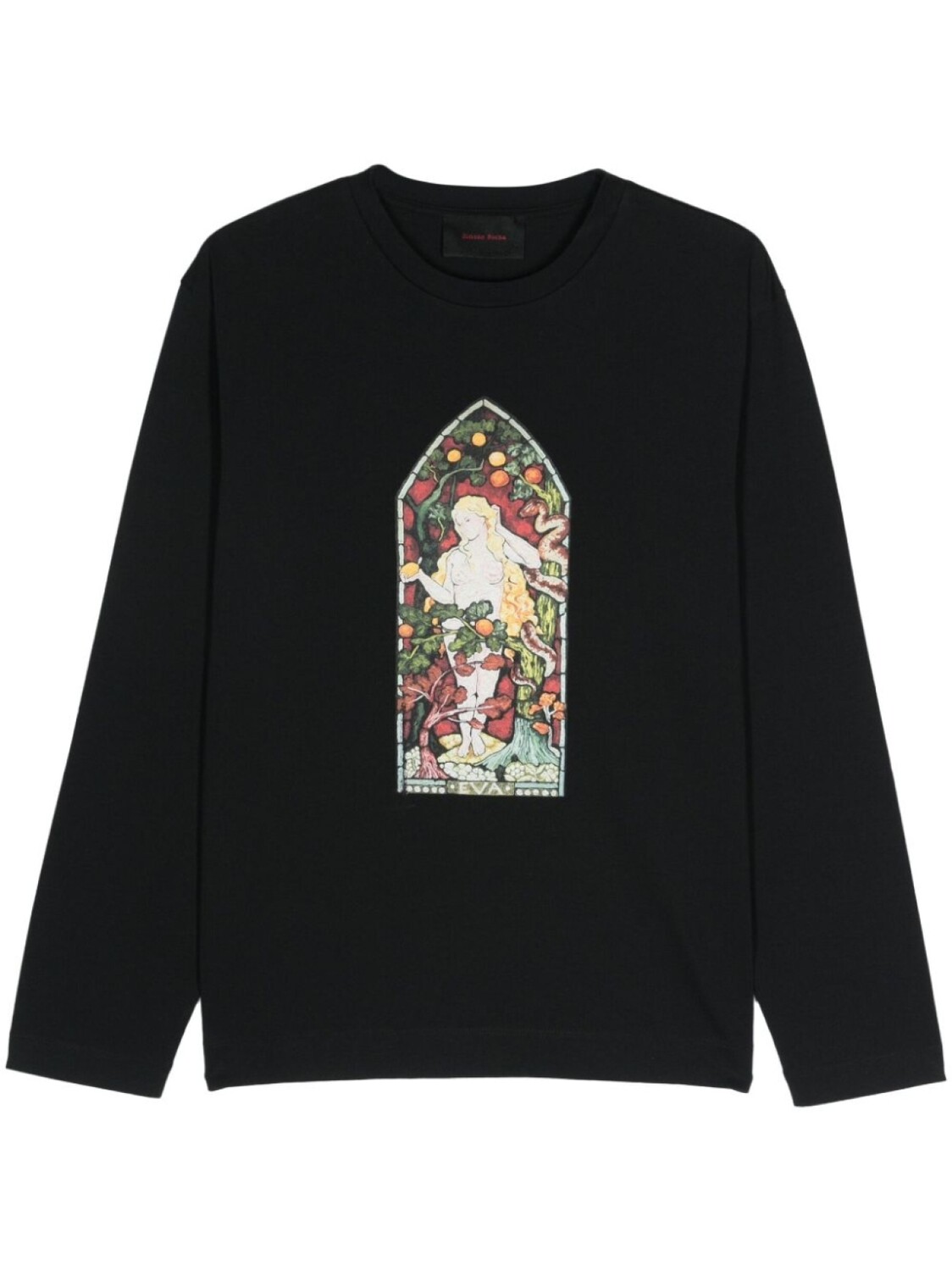 

Simone Rocha футболка с принтом, черный