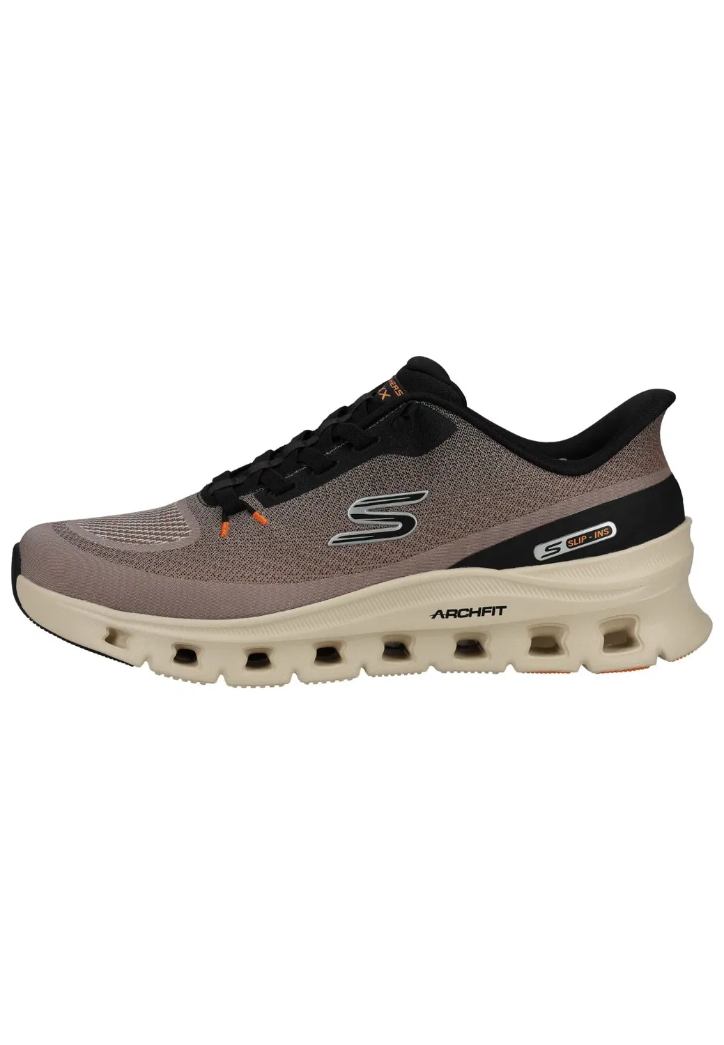 Кроссовки с технологией Slip-Ins Skechers, серый/черный — фото 2