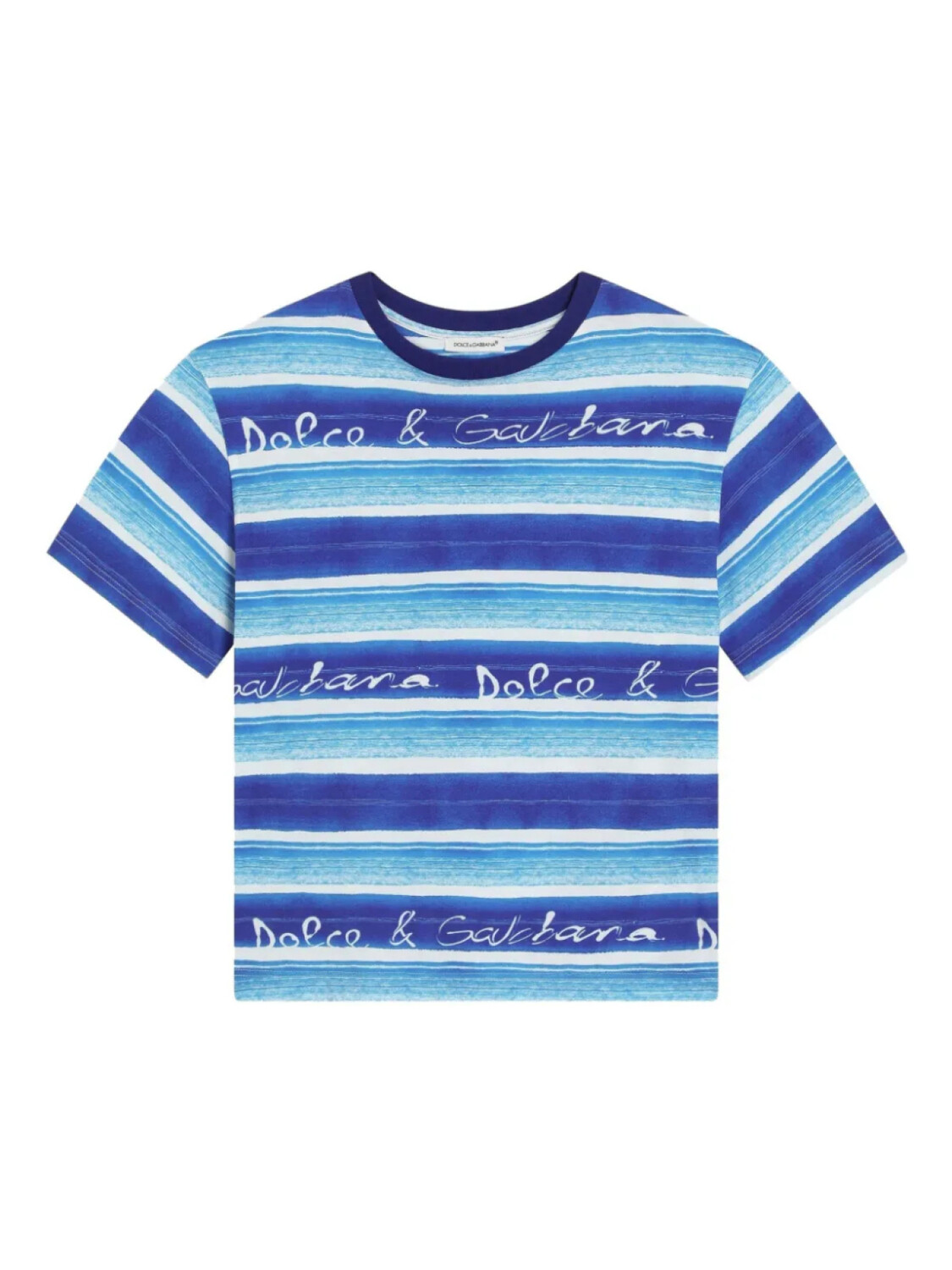 

Dolce & Gabbana Kids футболка с принтом, синий