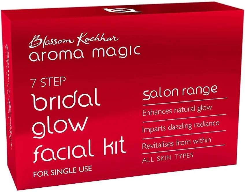 Набор для лица Bridal Glow Facial Kit Aroma Magic 7-в-1 с экстрактами куркумы и апельсина — фото 2