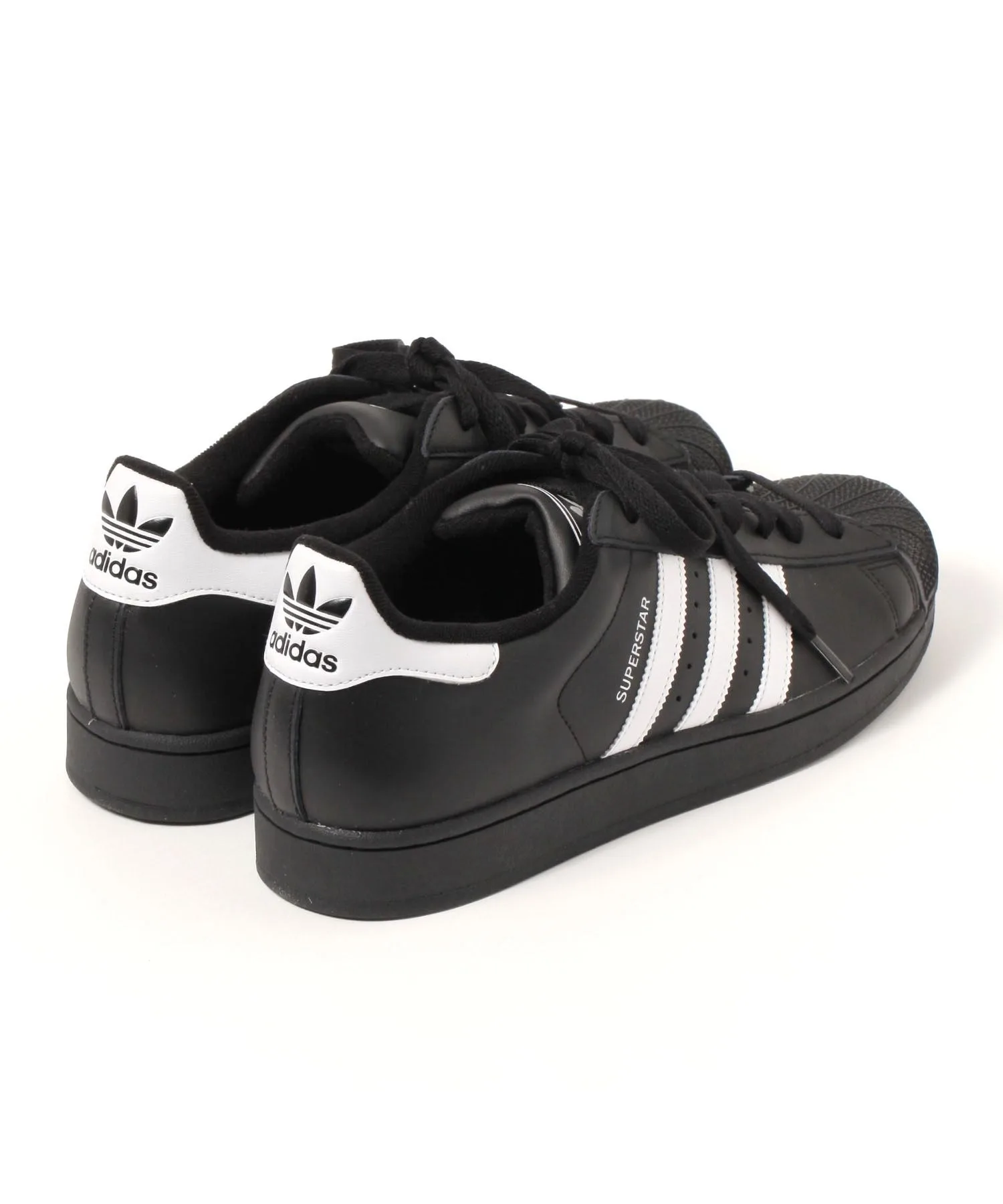 Мужские кроссовки из натуральной кожи SUPERSTAR 2 adidas белые — фото 4