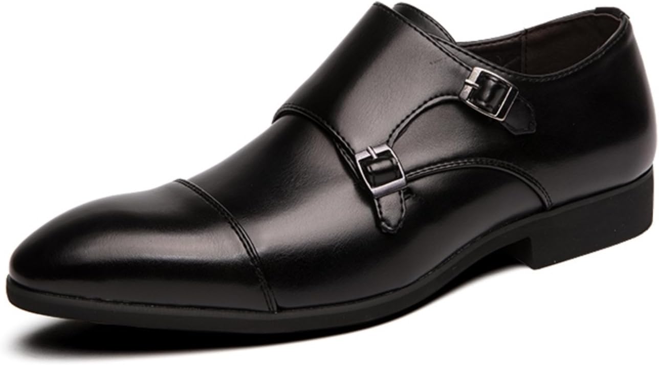 

Мужские оксфорды с двойным ремешком и монками, лоферы-пенни с заплатками из кожи, удобные, легкие, с нескользящей подошвой, для деловых встреч, свадеб, прогулок, вождения, официальных мероприятий и вечерних ужинов Yrzhgdl, черный