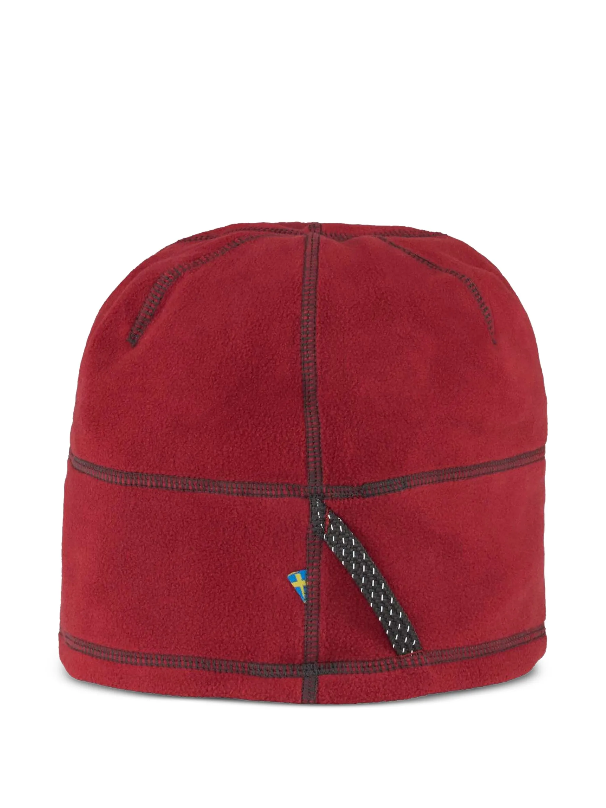 

Шапка бини Uller с флисовыми вставками Klättermusen, красный