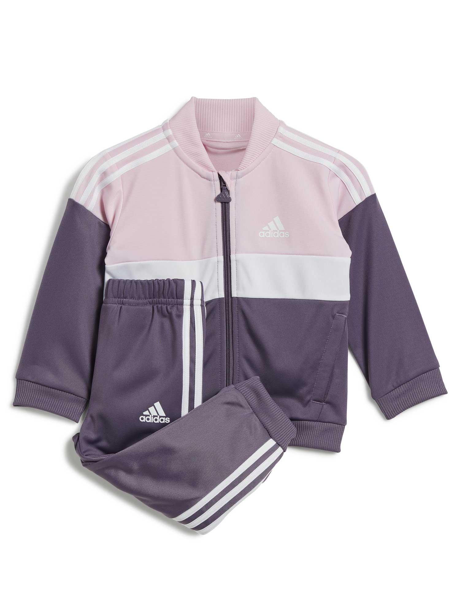 

Спортивный костюм Adidas Sportswear Tiberio 3-Stripes Colorblock Shiny, розовый