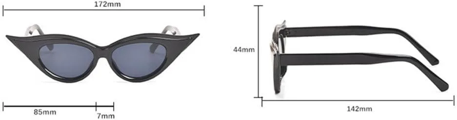 

Солнцезащитные очки «кошачий глаз» для женщин и мужчин, солнцезащитные очки с эффектом змеиной кожи, градиентные линзы, защита от УФ-излучения UV400 HYYZZC, B-leopard