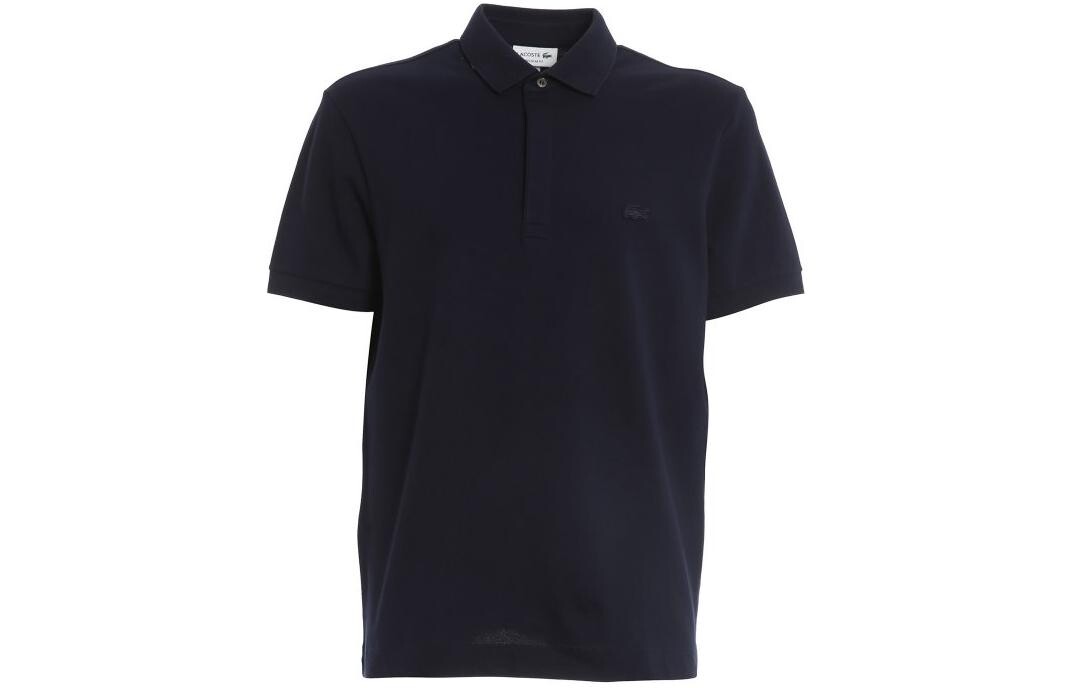 

Рубашка поло мужская темно-синяя Lacoste, темно-синий