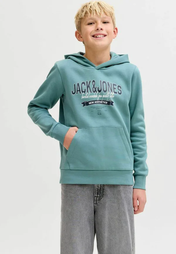Детская толстовка Jack & Jones Junior, Mineral Blue — фото 2