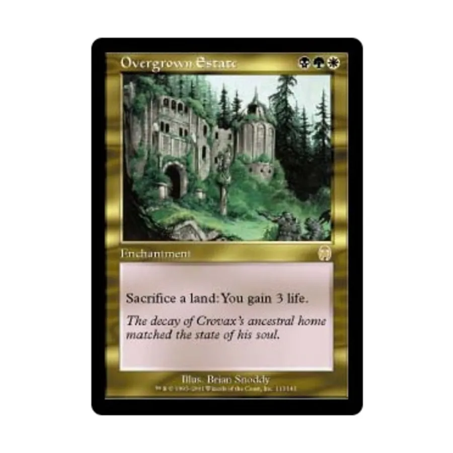 

CCG Заросшее поместье ( клавиша R), MTG - Apocalypse