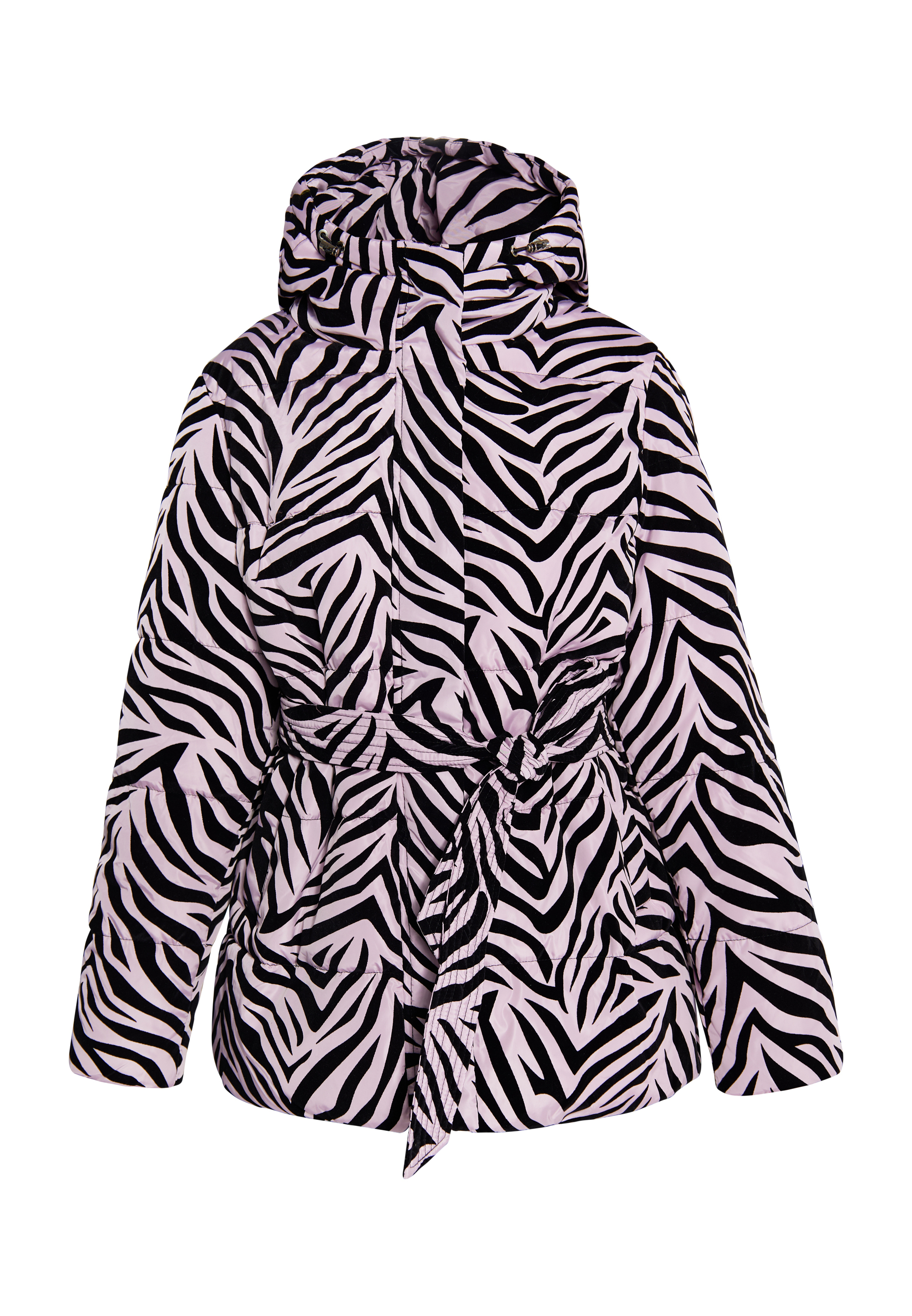 

Пуховик faina Steppjacke Mit Zebra Print, цвет Mauve Zebra