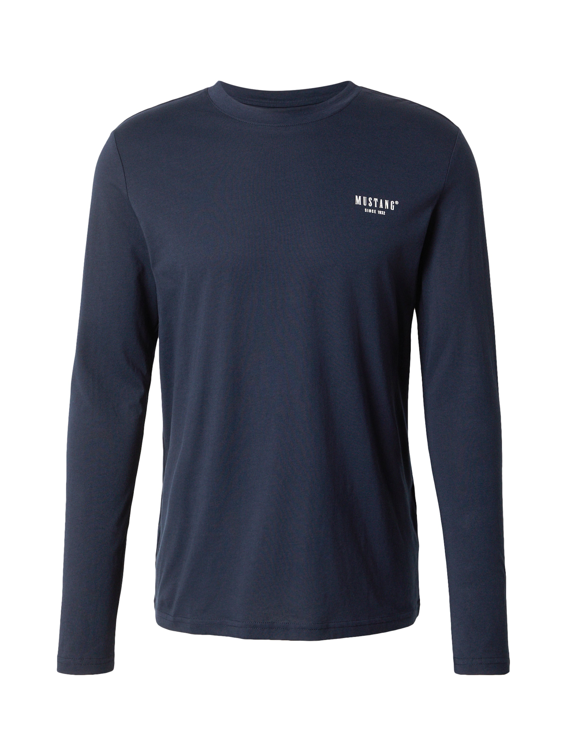 

MUSTANG Футболка 'ASHEVILLE' в цвете Sapphire