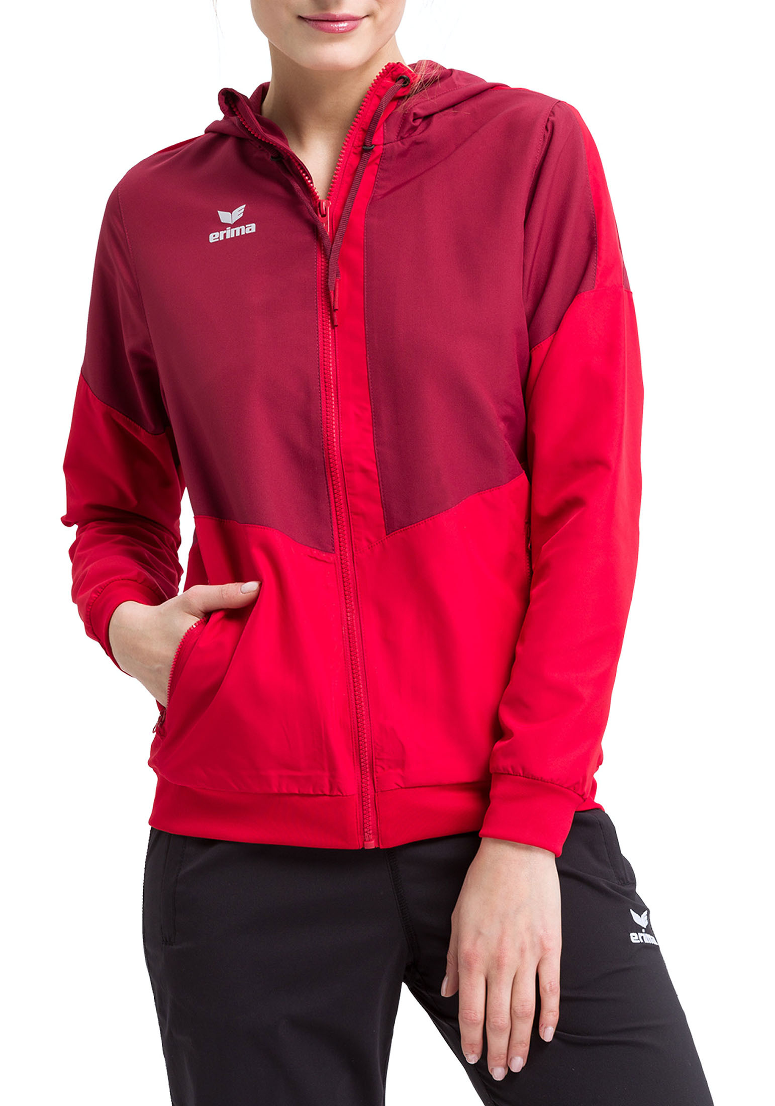 

Спортивная куртка erima Squad Tracktop Jacke, цвет bordeaux/rot