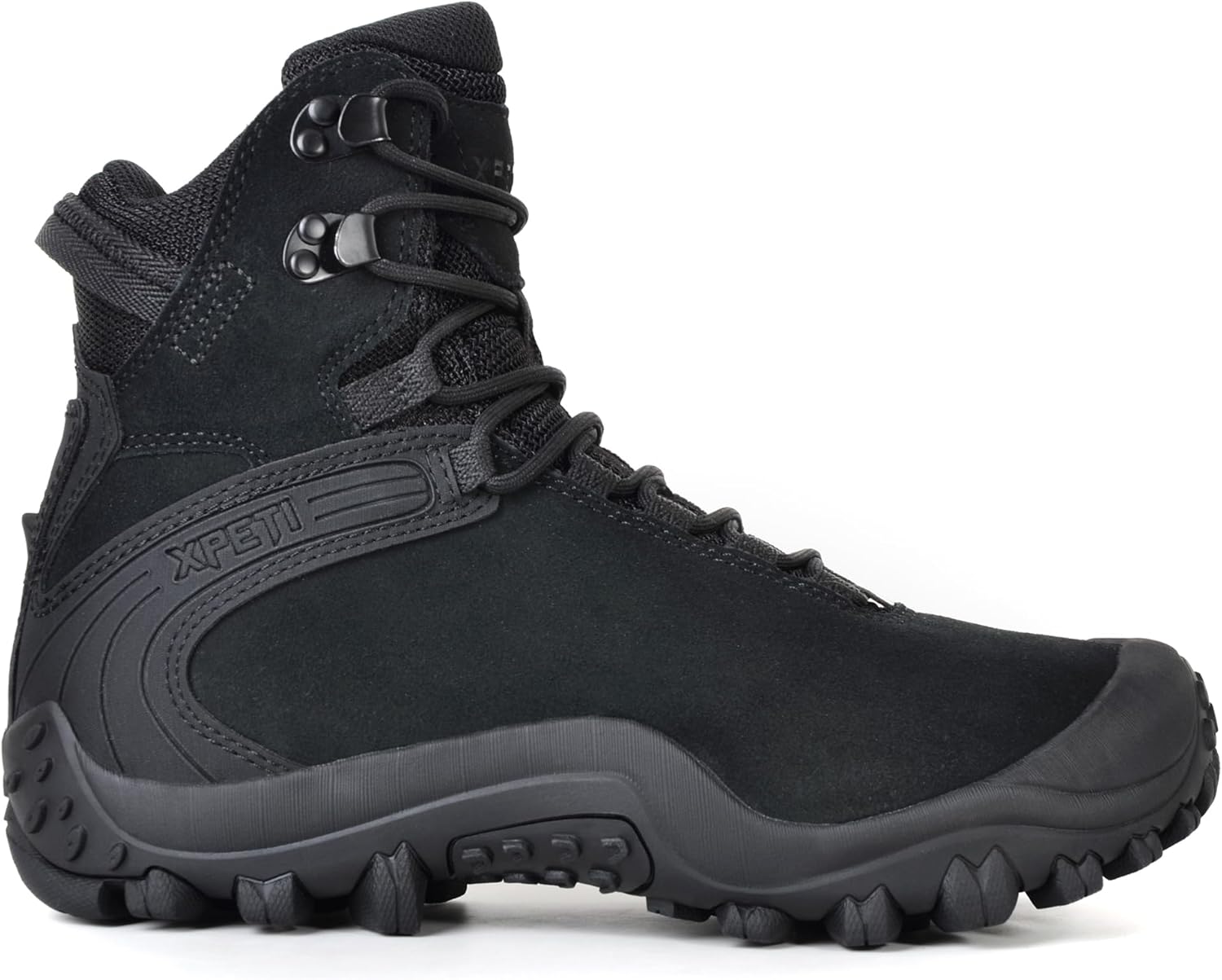 

Мужские военные ботинки XPETI GRAVEL, легкие боевые ботинки, черный