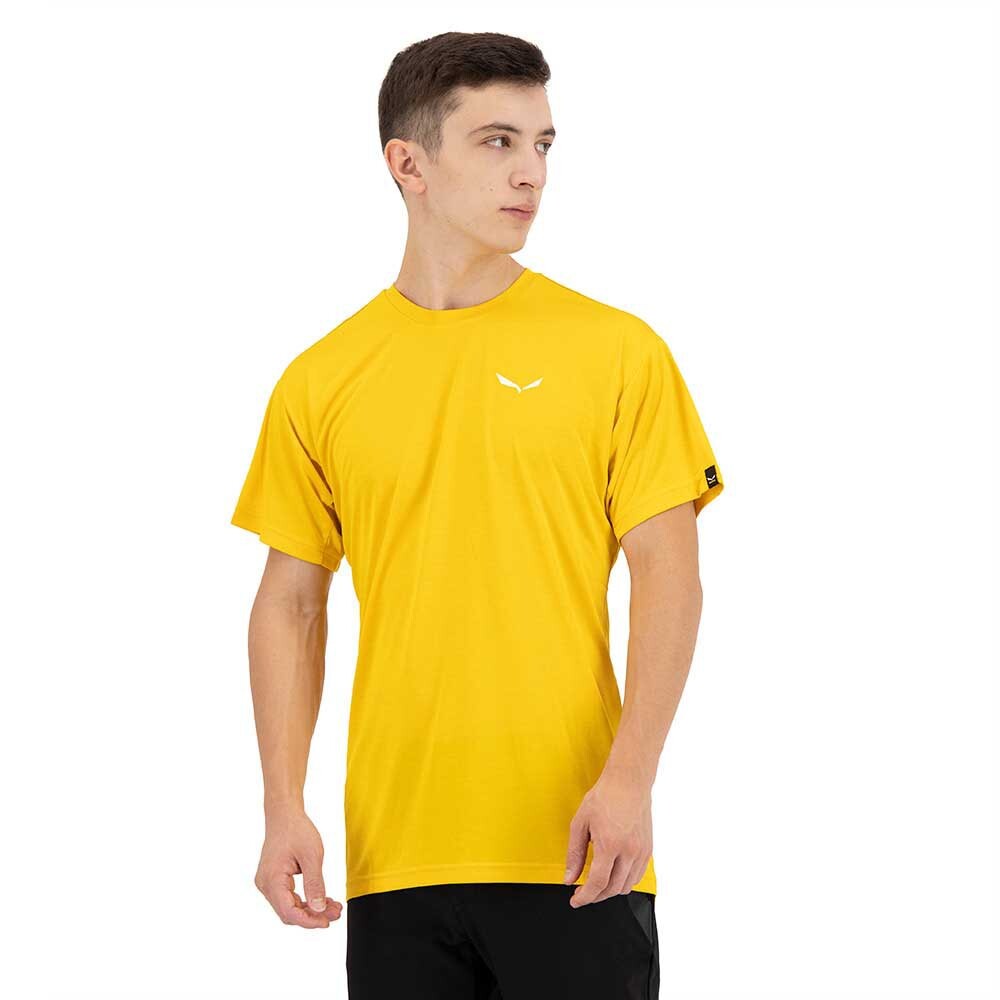 

Футболка с коротким рукавом Salewa Puez Melange Dryton, желтый