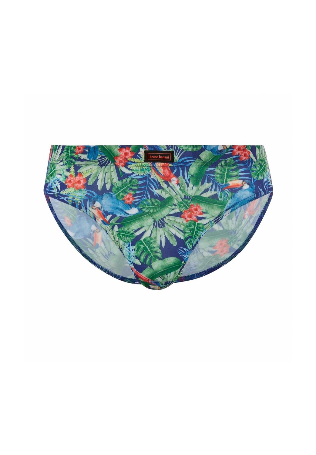 

Трусы мужские TROPICAL GARDEN - спортивные трусы, стрейч, принт bruno banani, синий