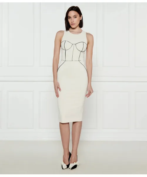 

Платье Elisabetta Franchi, бежевый
