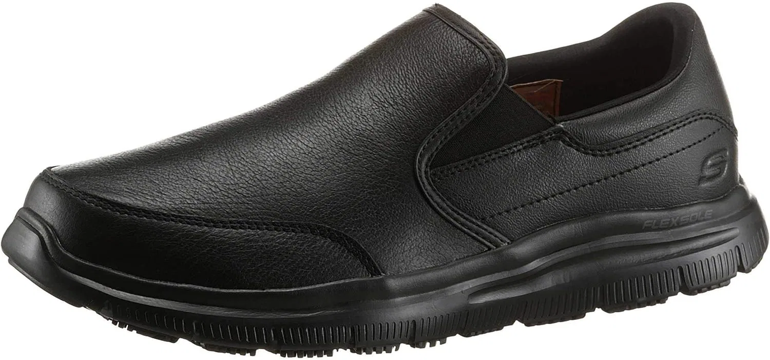 Мужские кроссовки для фитнеса Skechers Flex Advantage 2.0, Black (Black Leather)