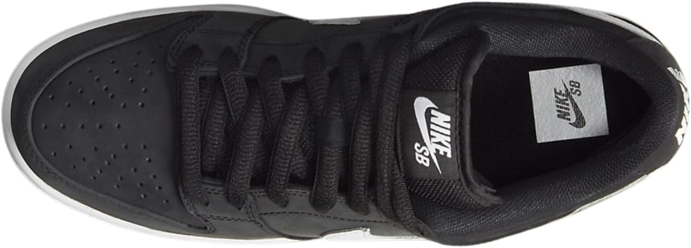 Мужские кроссовки для скейтборда Nike SB Dunk Low Pro, белый/черный — фото 3