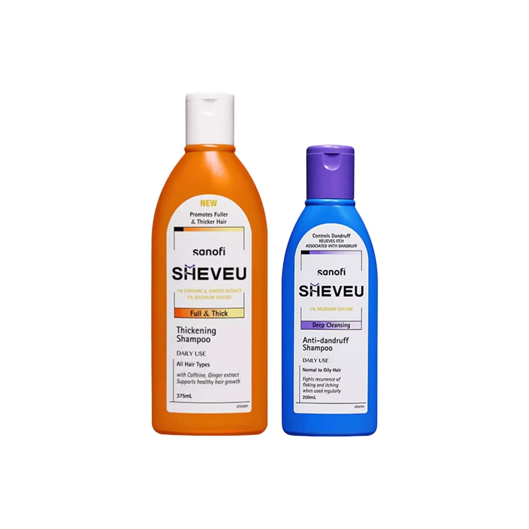 

Шампунь против перхоти для контроля жирности и восстановления, снятия зуда 200мл*2 SHEVEU