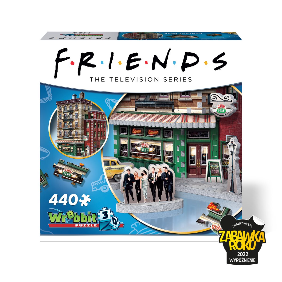 

Пазл Wrebbit 3D Friends — Central Perk, 440 шт.