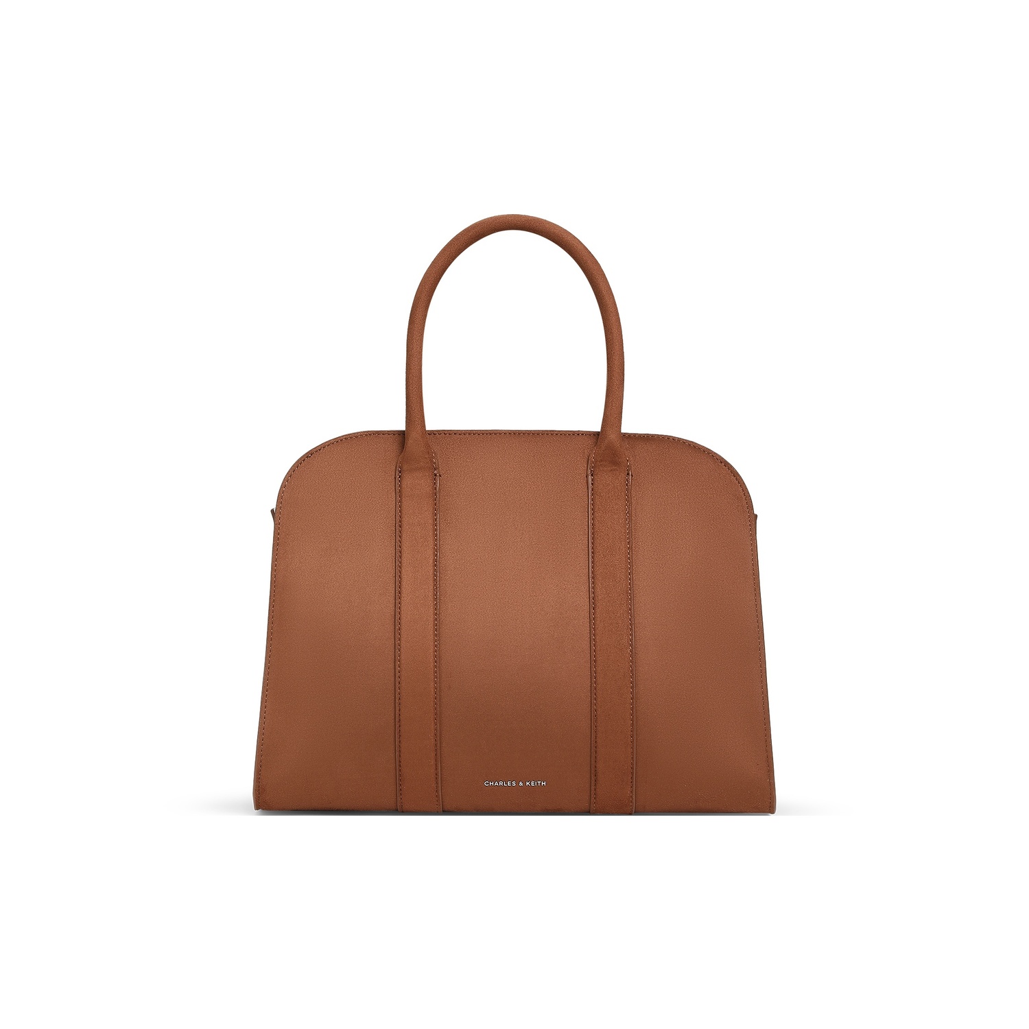

CHARLES&KEITH Тканевая сумка через плечо большая женская коричнево-черная, Brown Brown