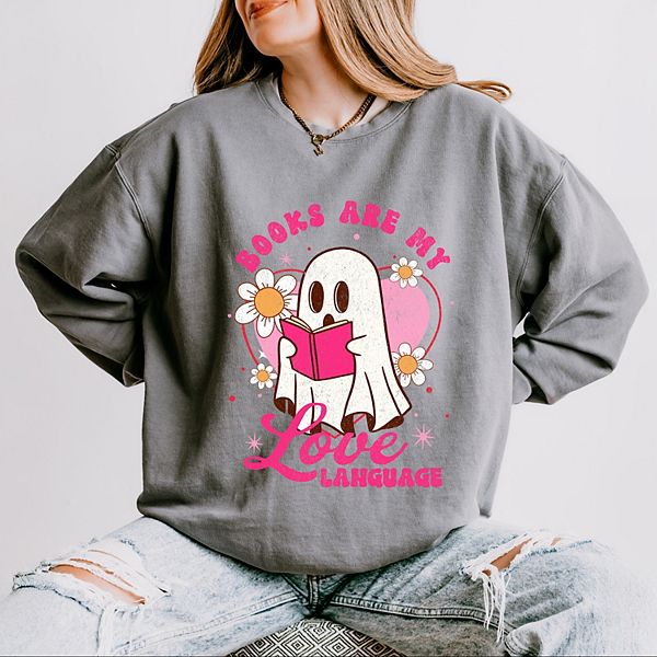 

Куртка Books are my love language ghost Simply Sage Market, Grey