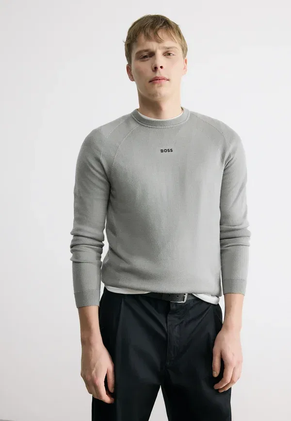 Джемпер Boss Tour Seamless Jumper, светло-серый