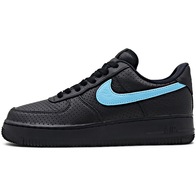 

Кроссовки Nike Air Force 1 Skateboarding Shoes Unisex Low-top Blue, черный/синий
