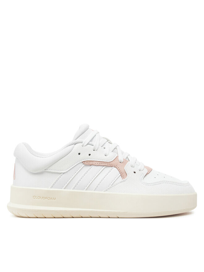 Кроссовки женские Adidas Sportswear кожаные, бело-розовый