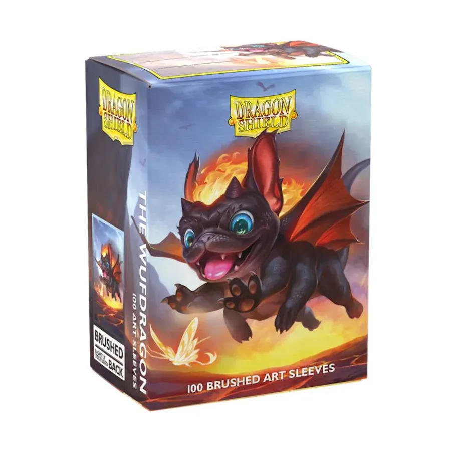 

Стандартные рукава с матовым рисунком — Wufdragon (100), Dragon Shield - Card Sleeves - Standard Art