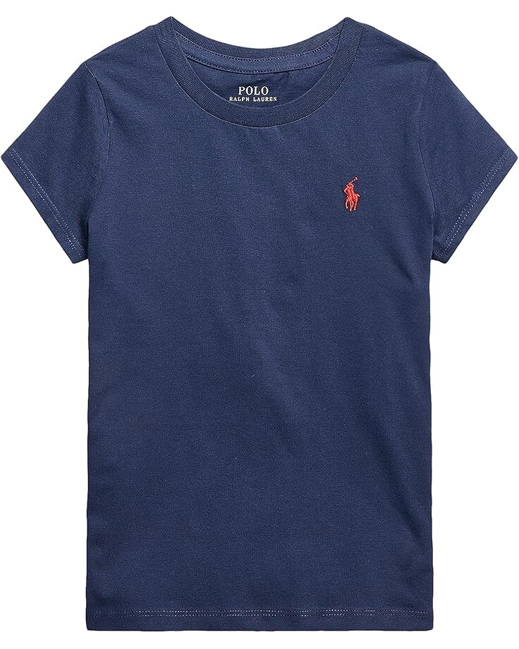 

Толстовка Polo Ralph Lauren Kids Short Sleeve Jersey T-Shirt, цвет French Navy