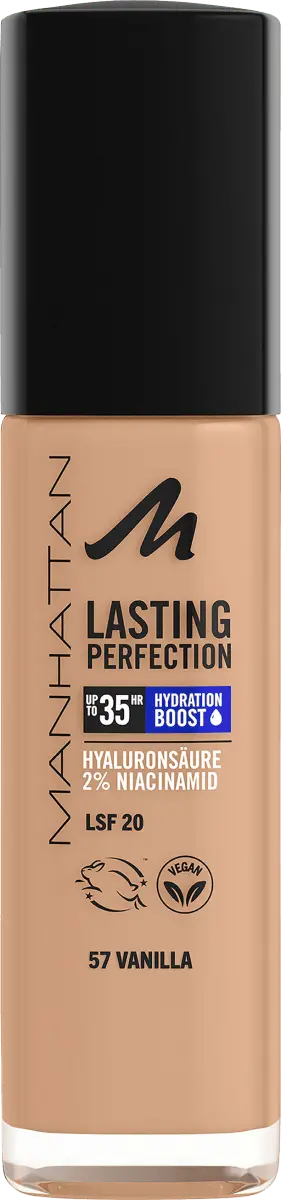 Тональный крем Lasting Perfection 57 Vanilla LSF 20 30 мл MANHATTAN Cosmetics — фото 2