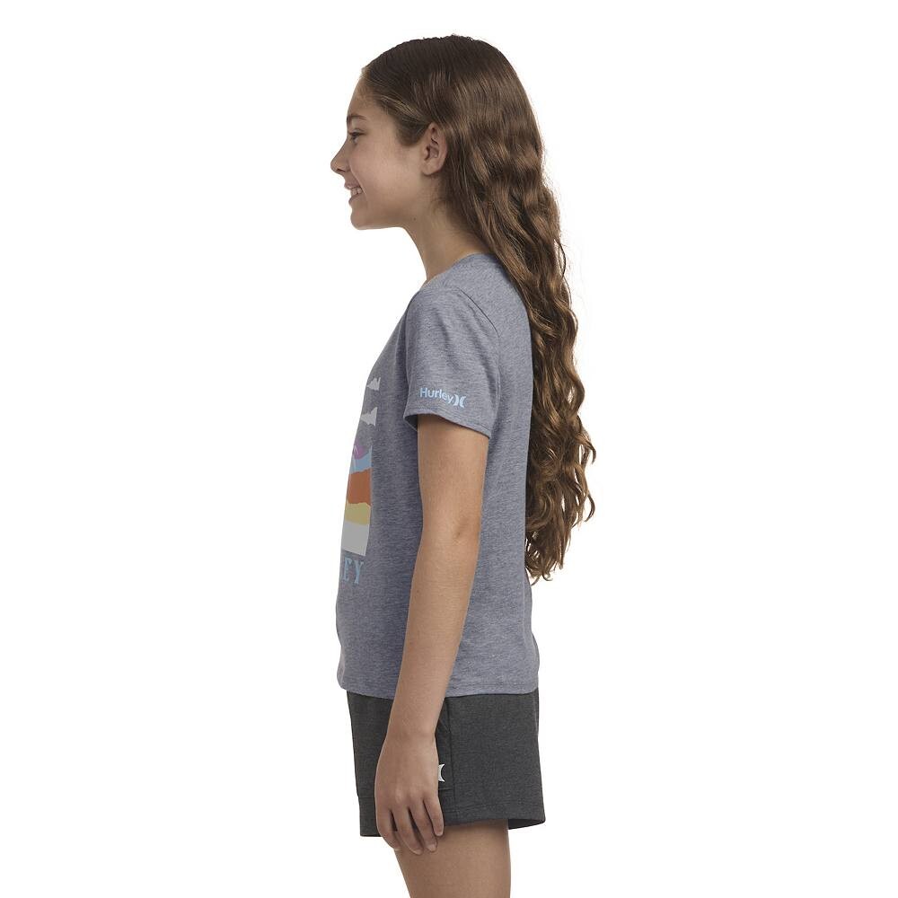 

Футболка Hurley Palmscape для девочек 7–16 лет, цвет Dark Gray