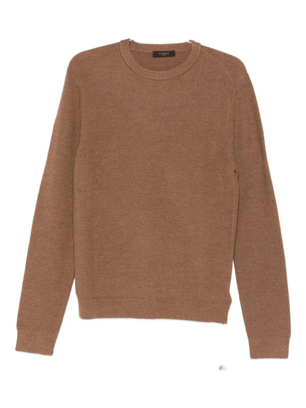 

Джемпер с круглым вырезом Zanone, коричневый