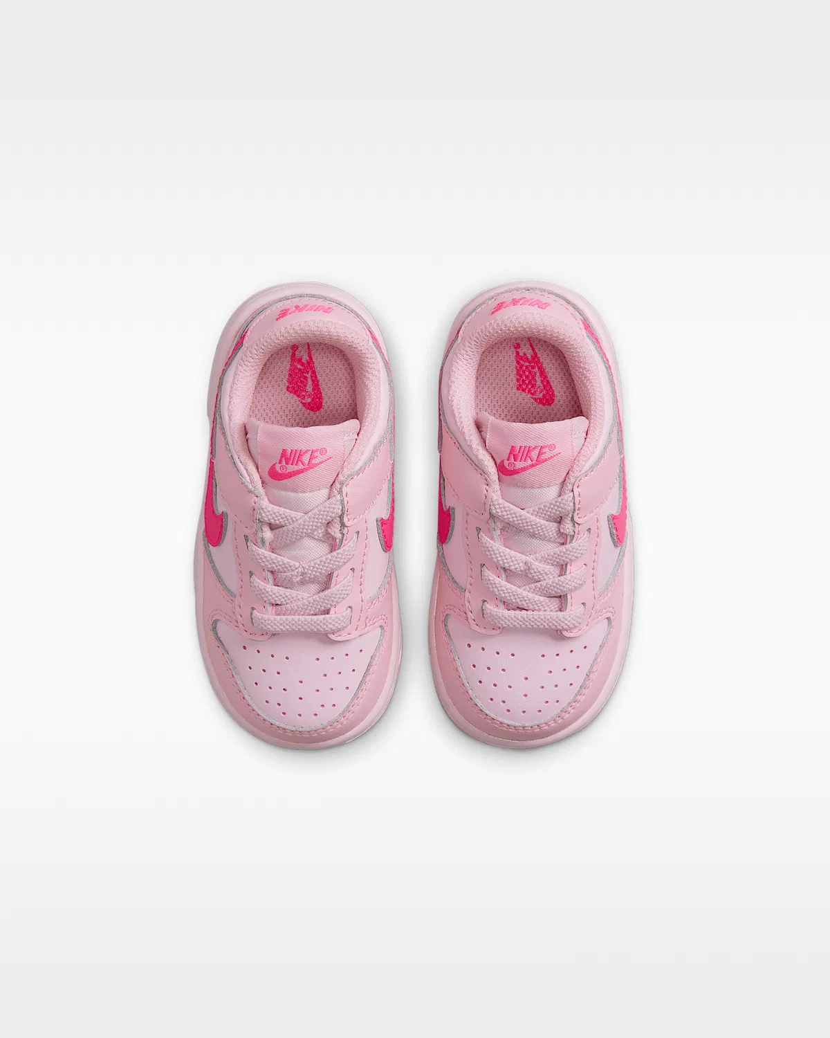 Кроссовки Nike Dunk Low для малышей, Medium Soft Pink/Hyper Pink/Pink Foam — фото 4