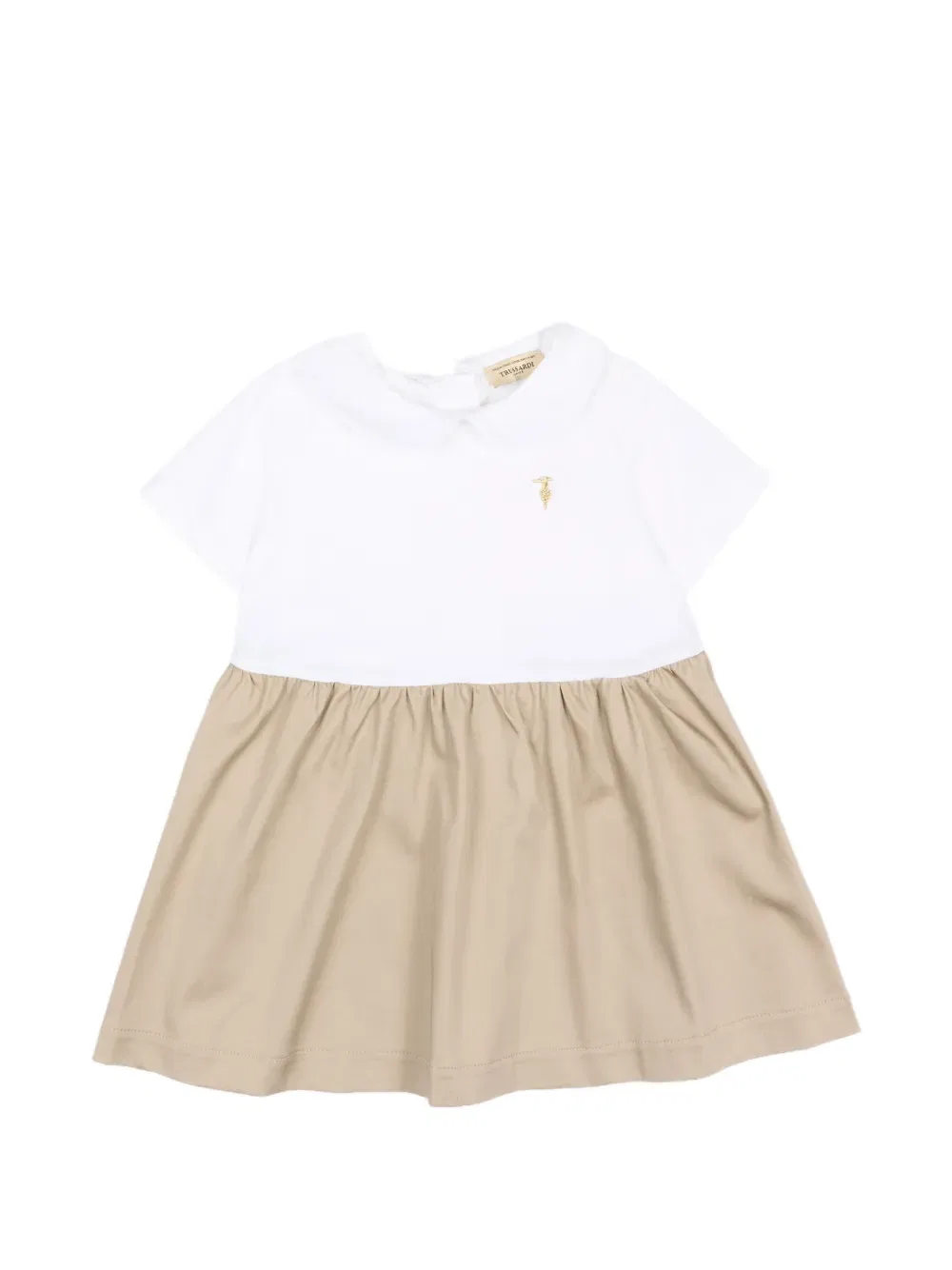 Платье с логотипом Trussardi Junior, белый
