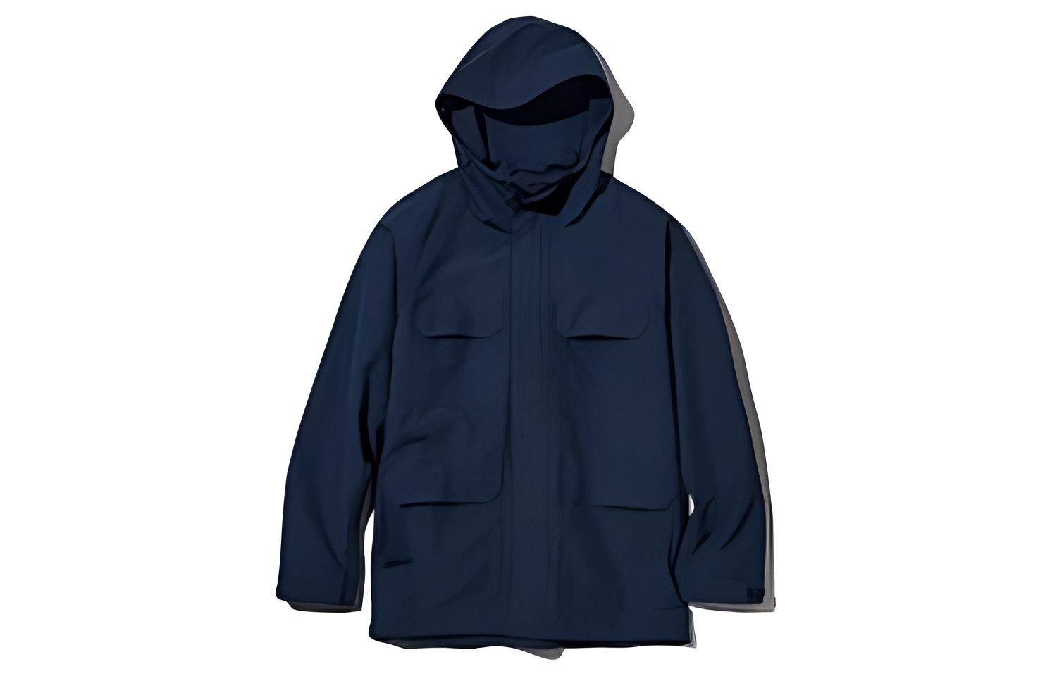 

UNIQLO Ветровка мужская водонепроницаемая и дышащая темно-синяя, Navy Blue