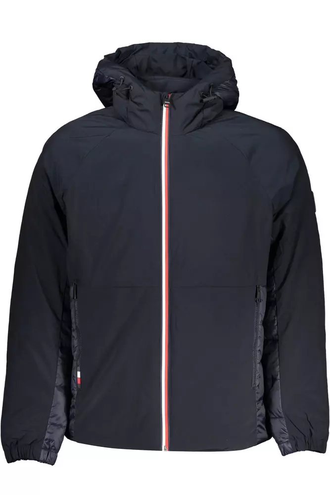 

Синяя мужская куртка из полиэстера Tommy Hilfiger