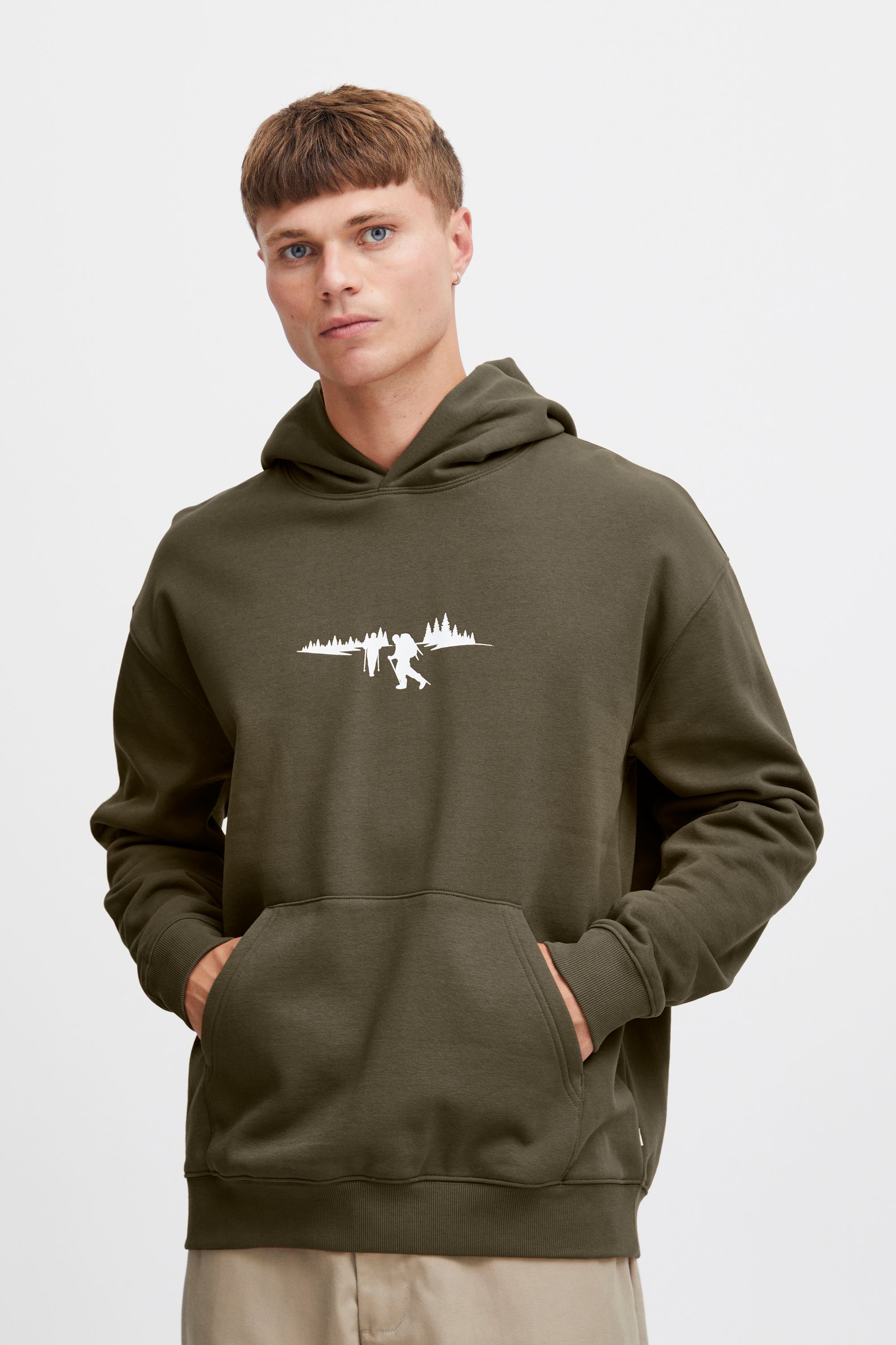 

Толстовка !SOLID Hoodie SDHalmus, зеленый