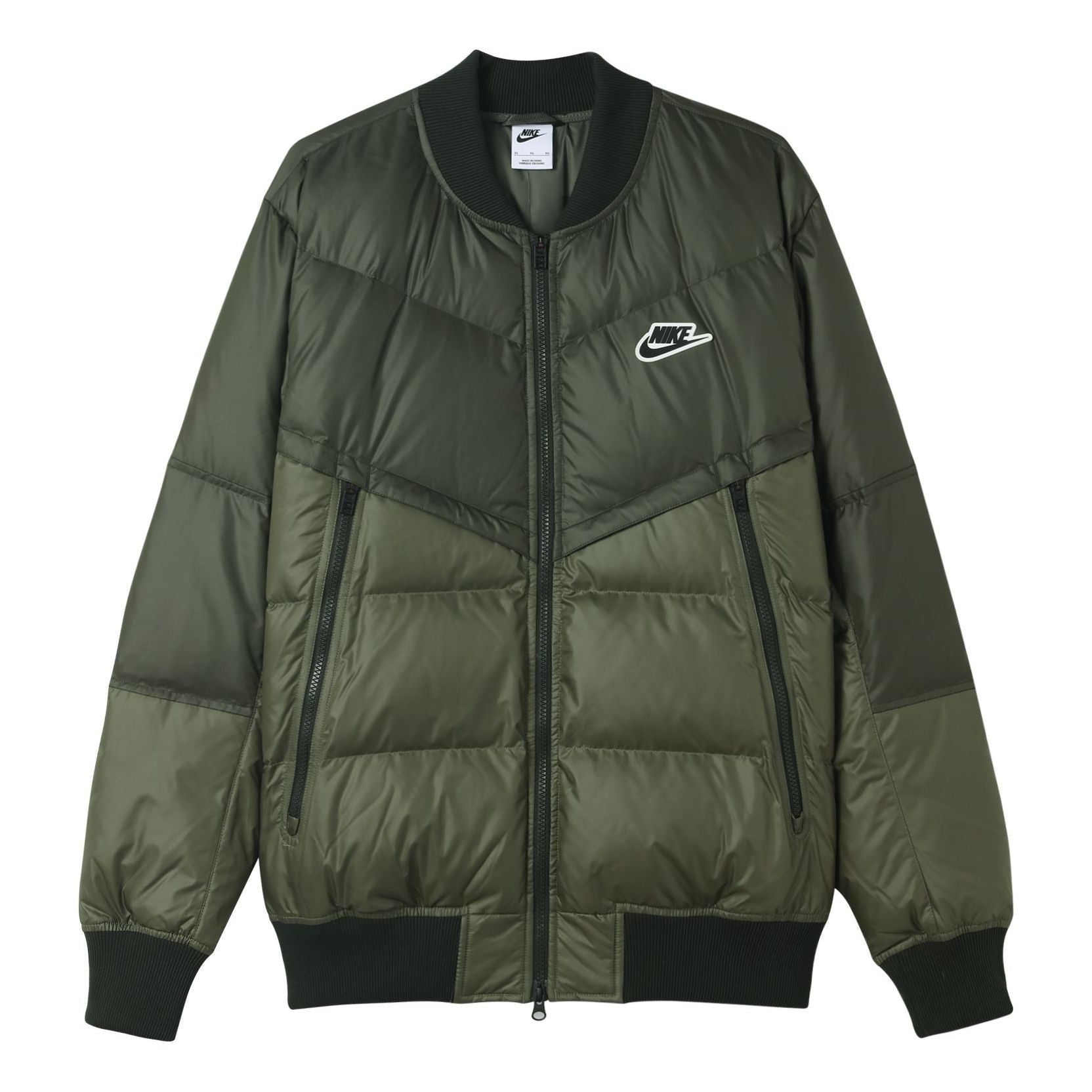 

Куртка Nike padded logo jacket 'Olive green' DV4275-380, зеленый