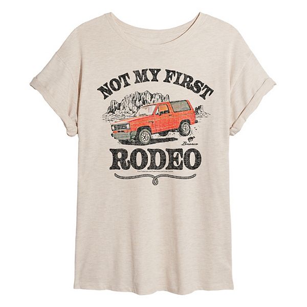 

Футболка Juniors' Ford Bronco Not My First Rodeo Licensed Character, Beige