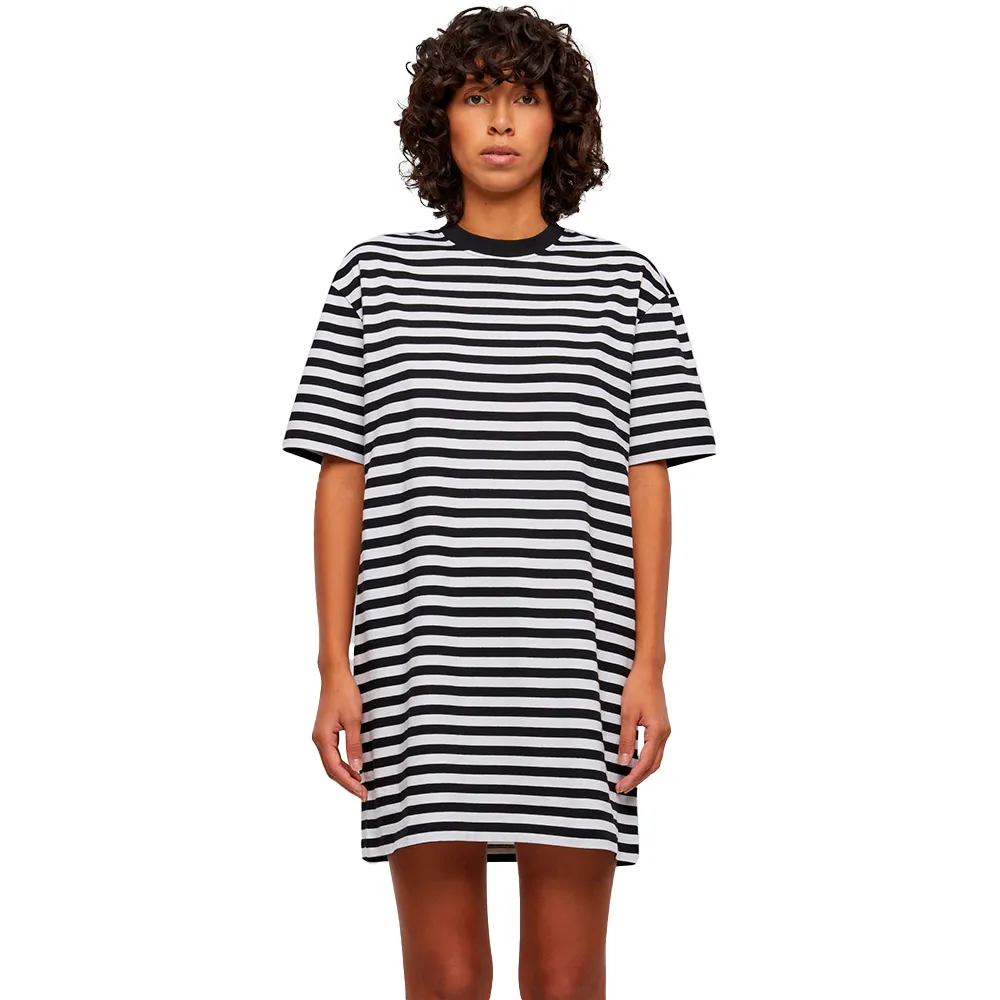 

Платье Urban Classics Oversized Striped short sleeve short, белый
