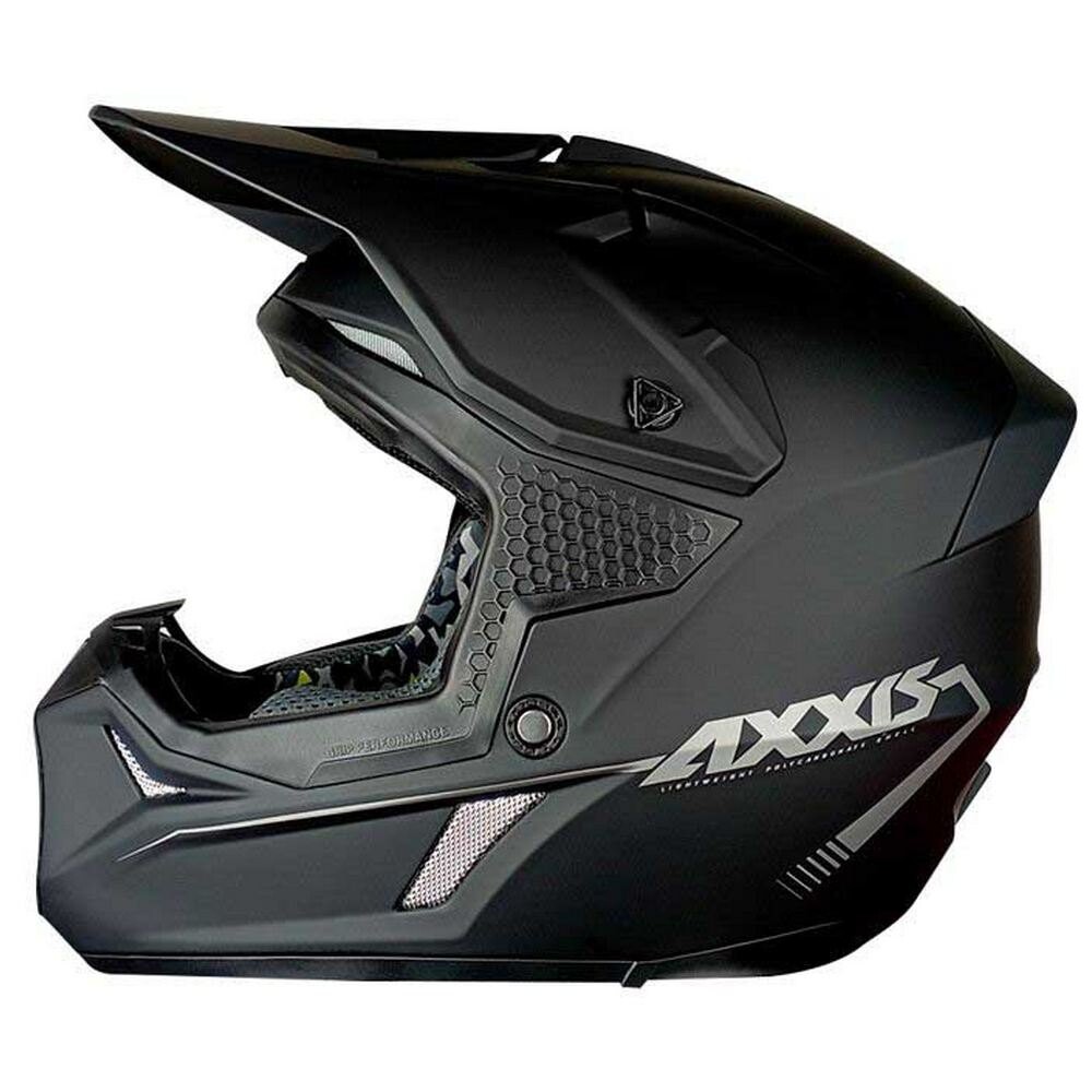 

Шлем для мотокросса Axxis MX803 Wolf Solid, черный